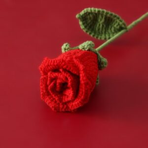 Handmade Crochet Rose Flower