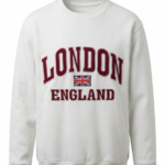 Heritage London Collegiate Embroidered Heavyweight Premium Fleece Jumper in Signature Matte Tones